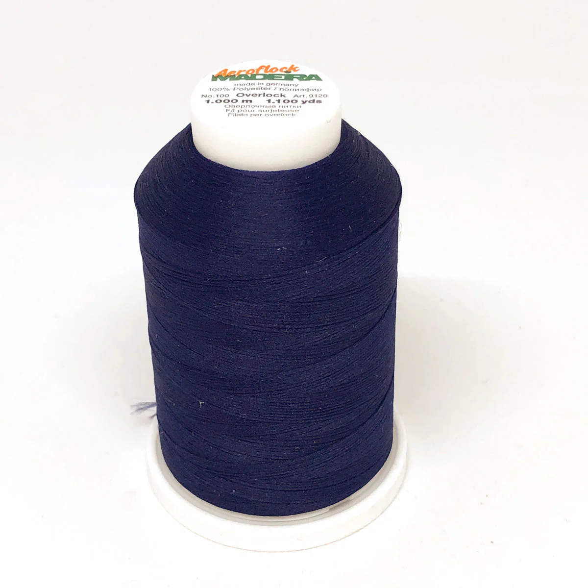 Serger thread Aeroflock Madeira 1000m - 8420 - Navy