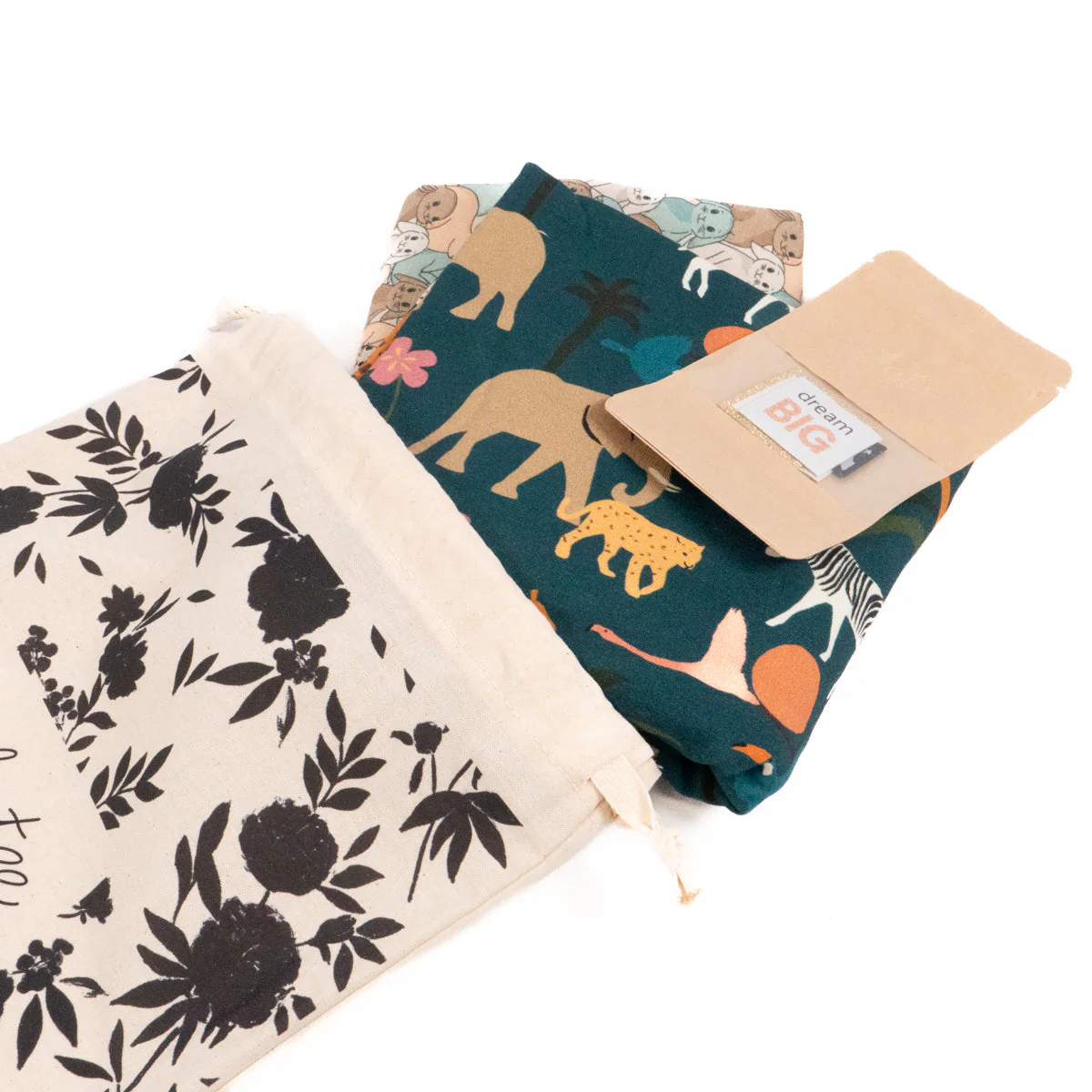 Cotton pouch ©ikatee - 25x35 cm - Image 6