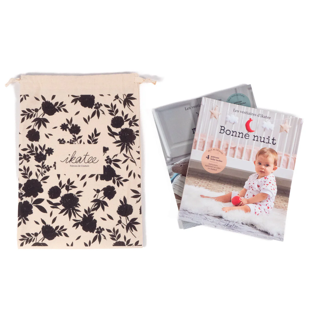 Cotton pouch ©ikatee - 25x35 cm - Image 8