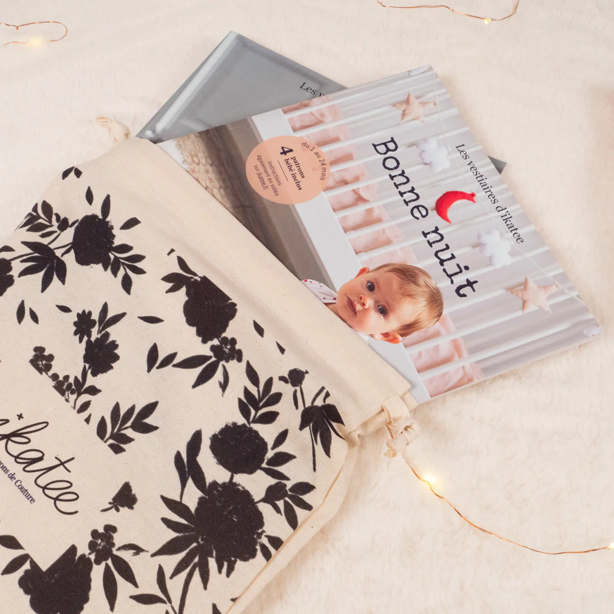 Cotton pouch ©ikatee - 25x35 cm - Image 9