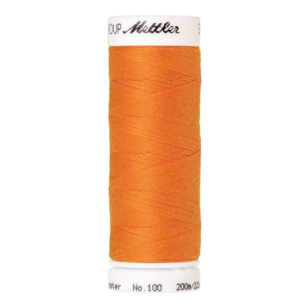 Sewing thread Mettler 200m - 122 - Pumpkin