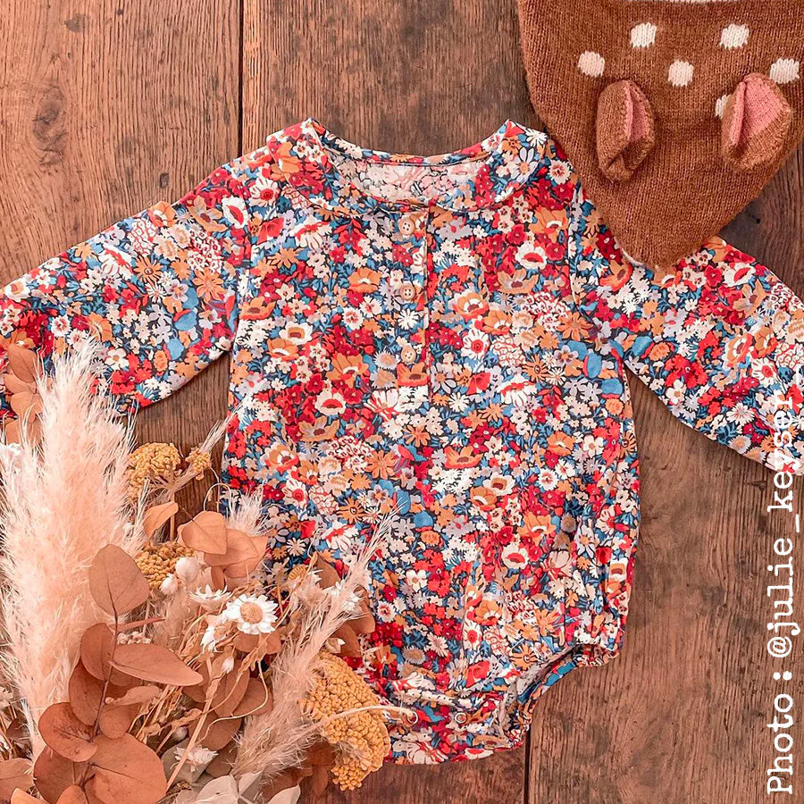 Liberty fabric THORPE - Burnt - Image 2