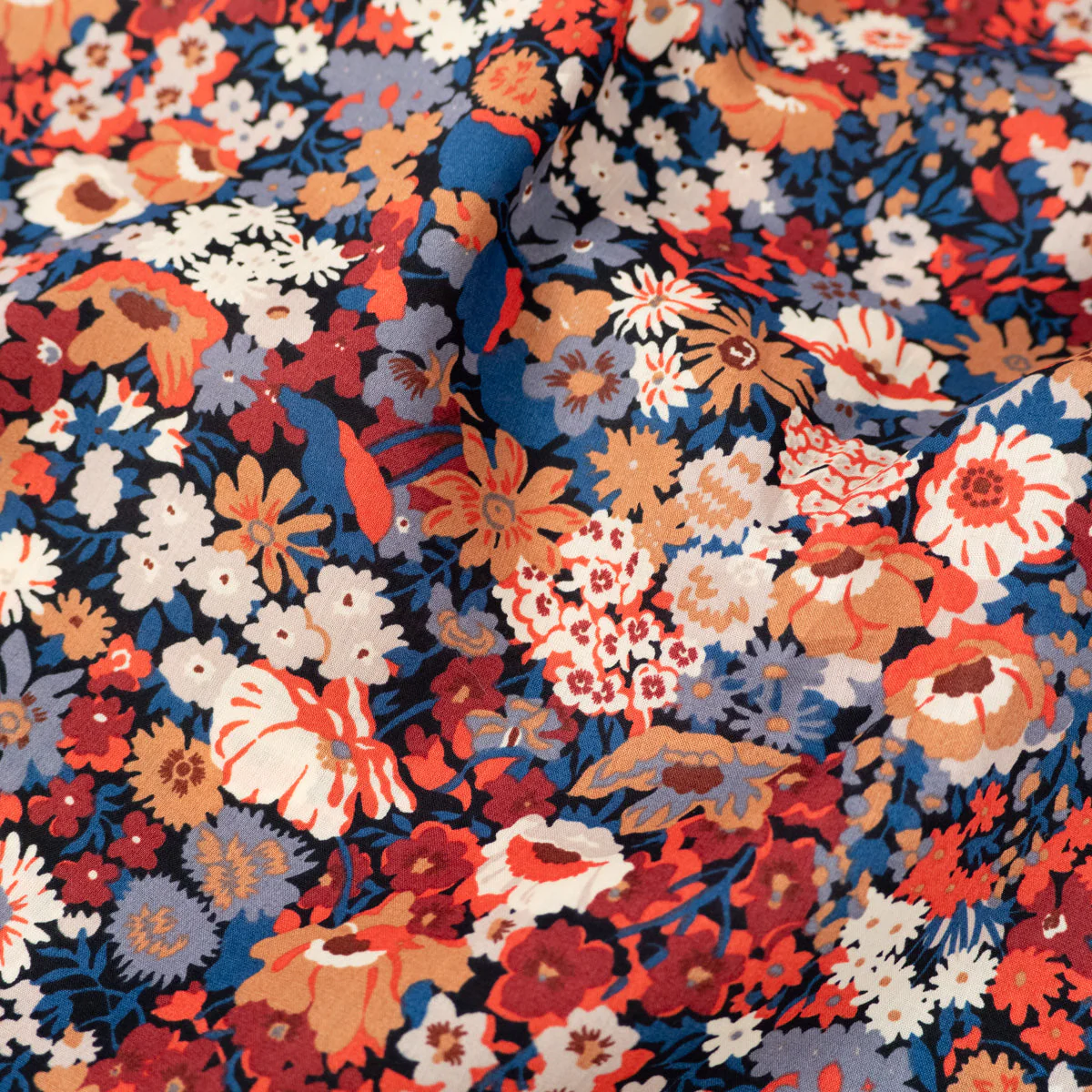 Liberty fabric THORPE - Burnt - Image 3