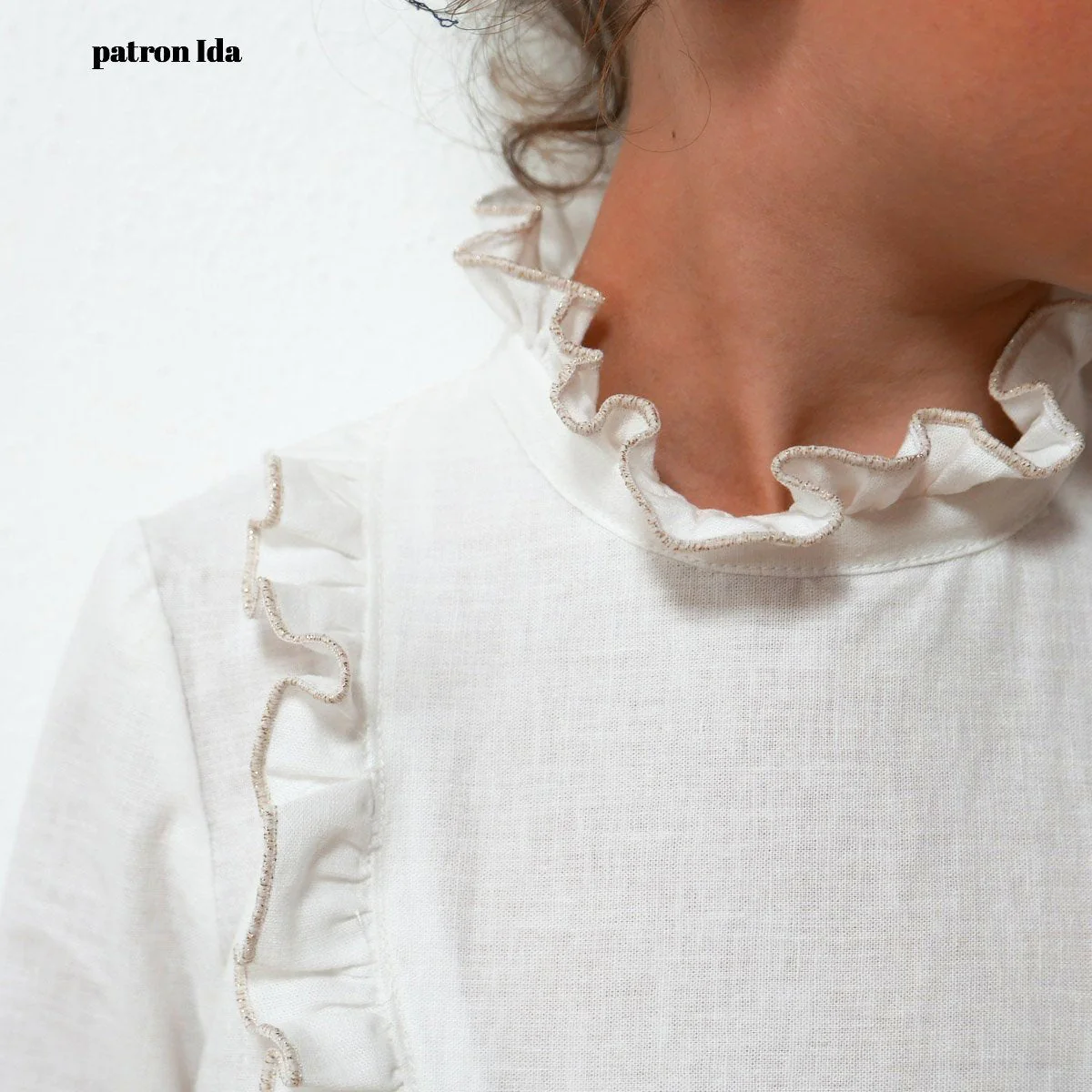 Linen Viscose fabric ©Sorona - Off White - Image 4