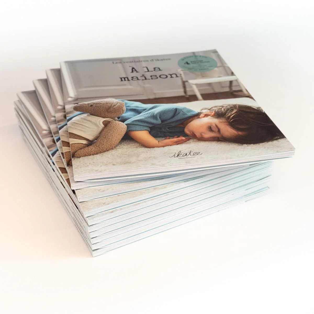 Sewing patterns book for babies "AT HOME" Paper book - Image 16
