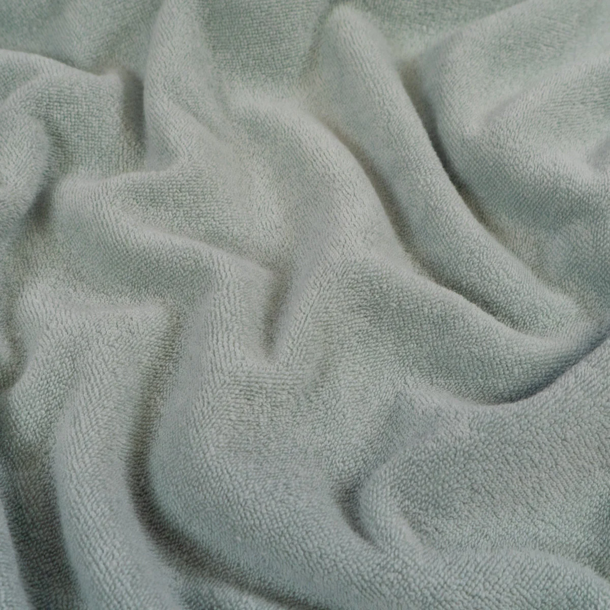 Fine Terry Bouclette Jersey- Greenish grey