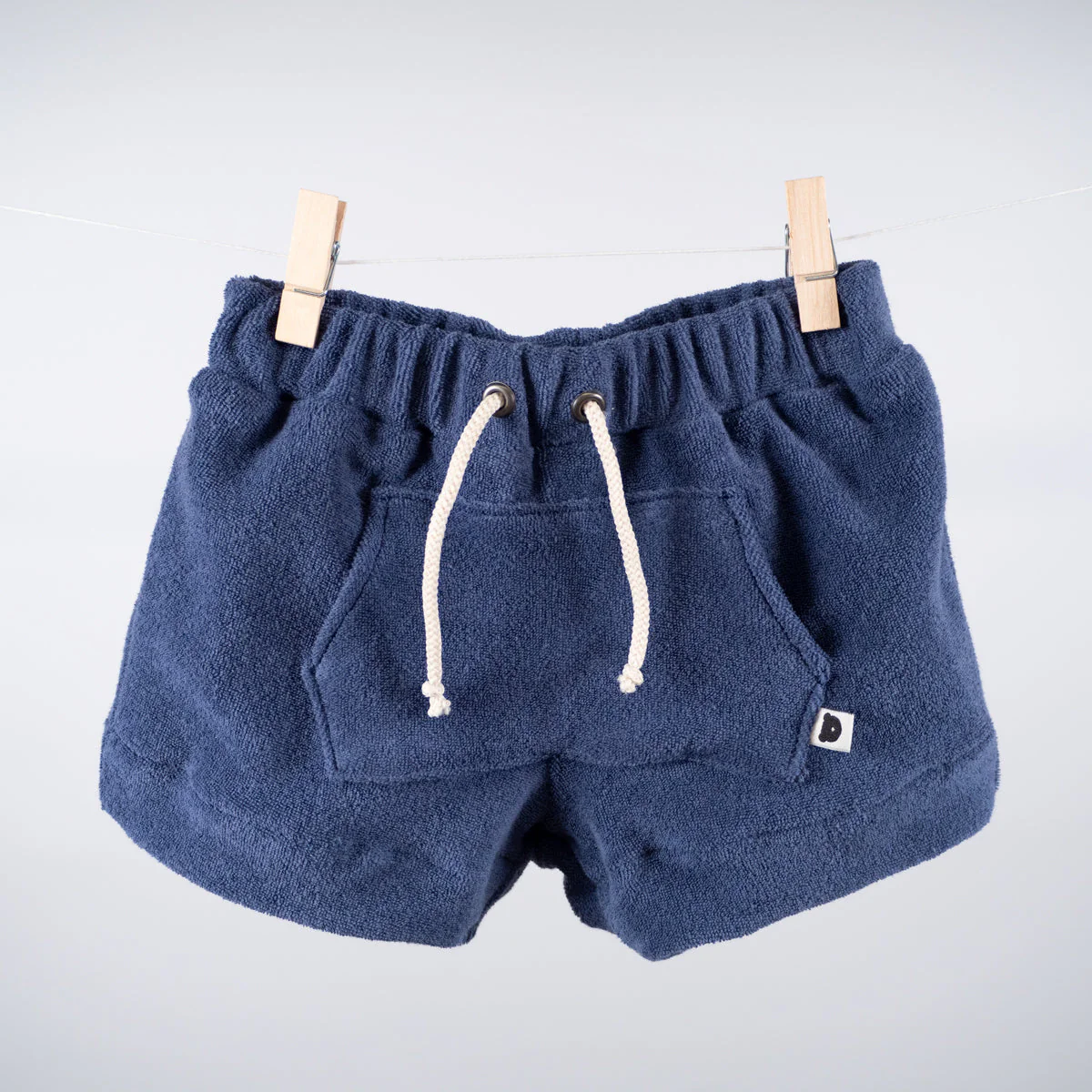 Fine Terry Bouclette Jersey - Indigo - Image 3