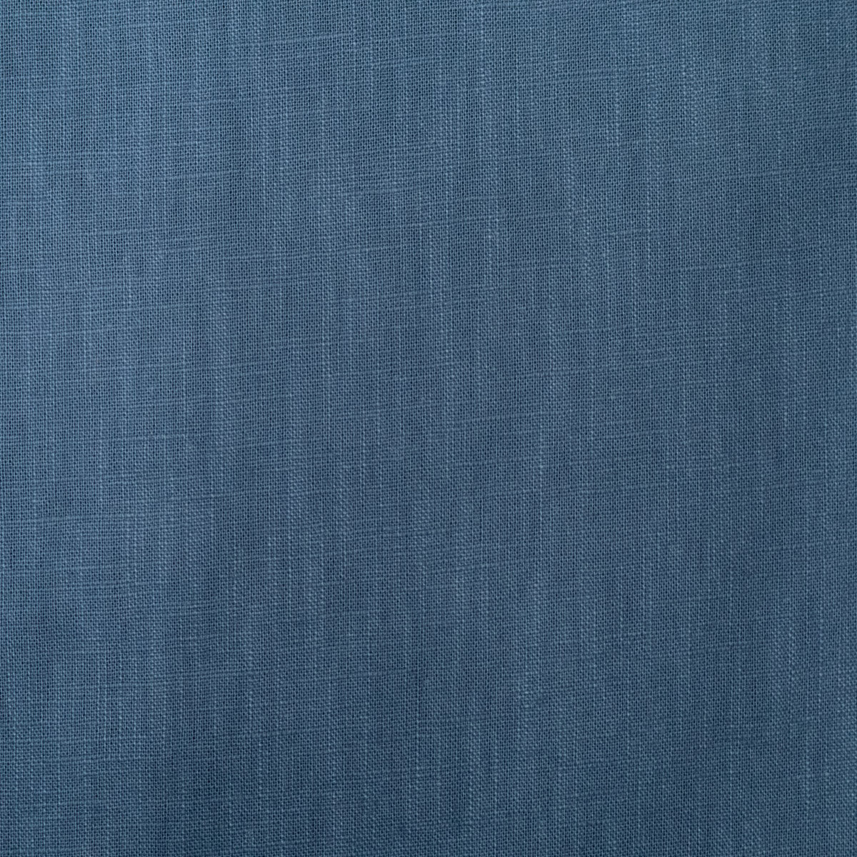 Washed Linen Fabric - Bleu jean - Image 3