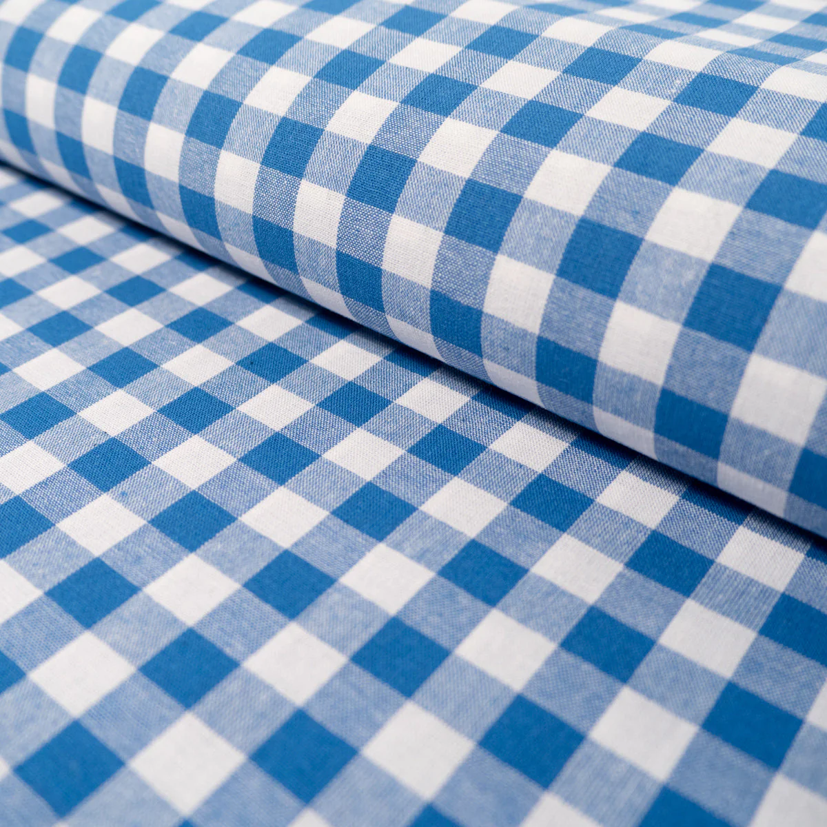 Gingham medium check - Blue sky - Image 3