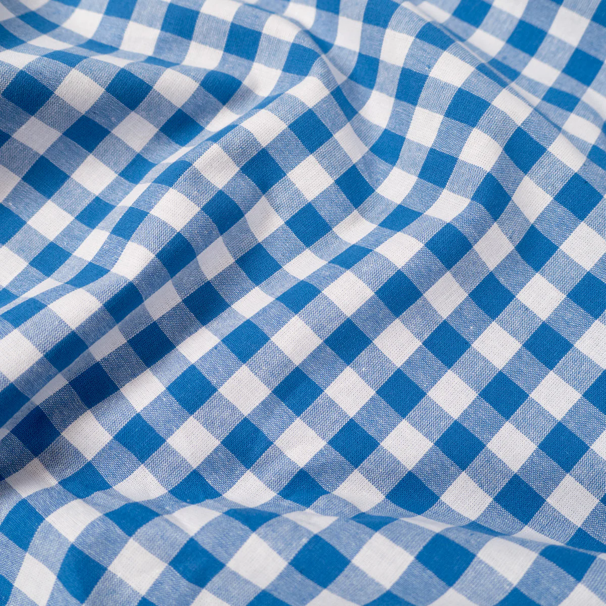 Gingham medium check - Blue sky - Image 6