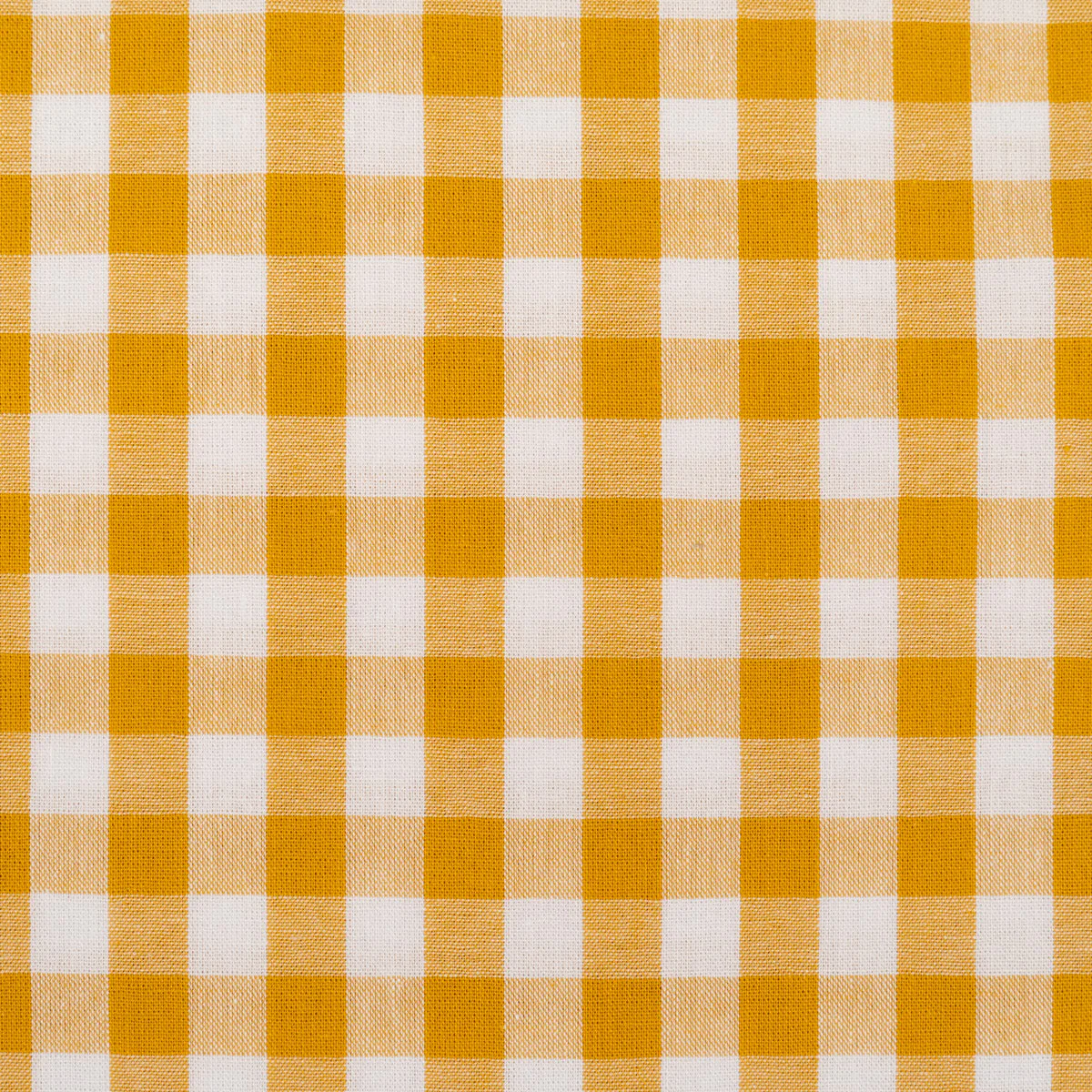 Gingham medium check - Ochre - Image 5