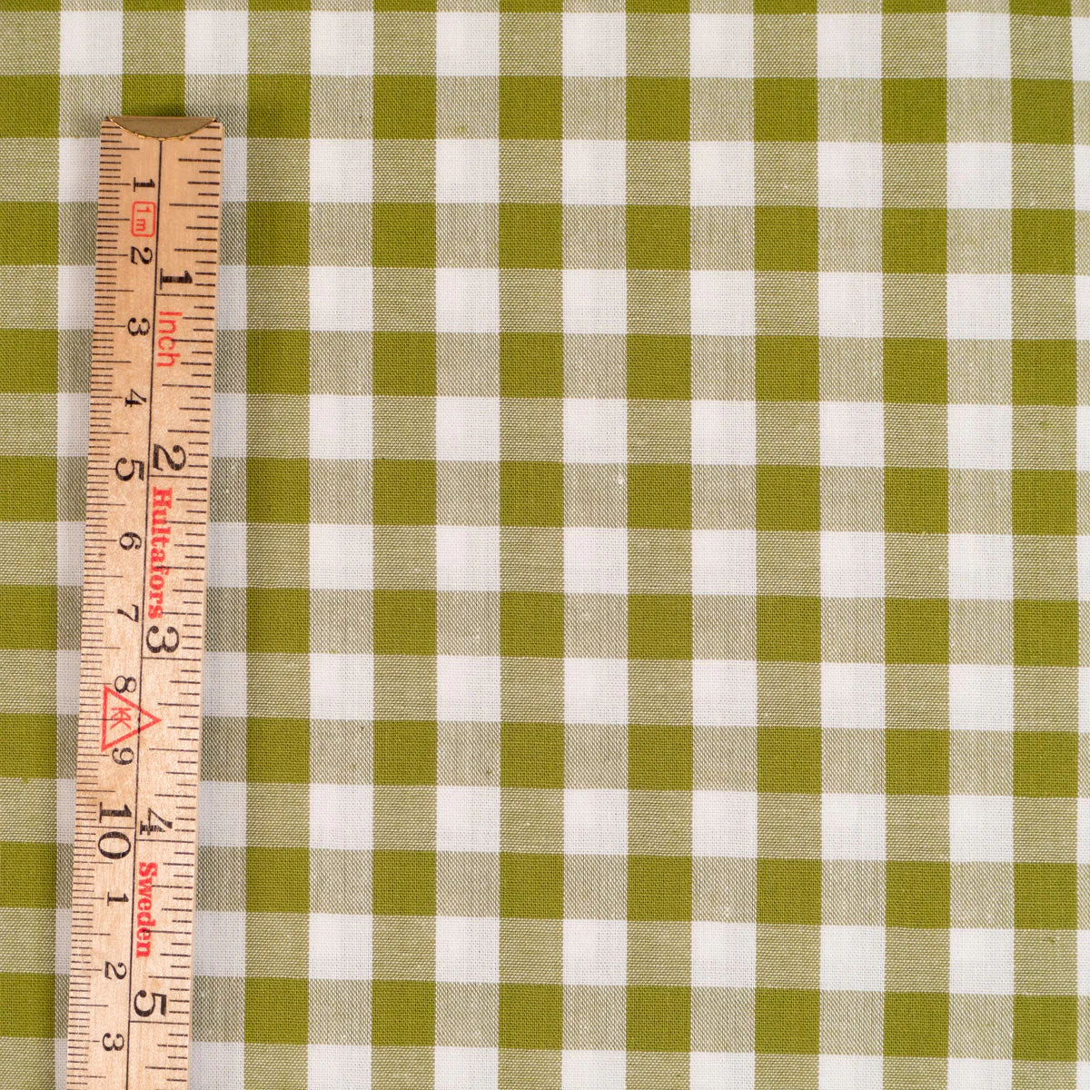 Gingham medium check - Apple green - Image 5