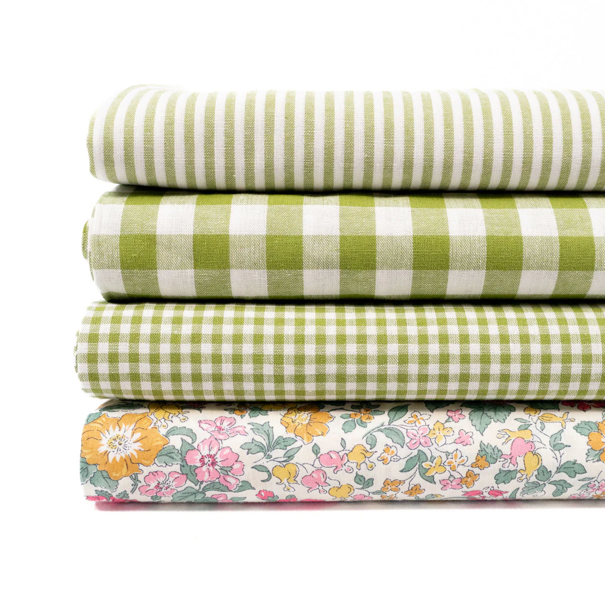 Gingham medium check - Apple green - Image 6