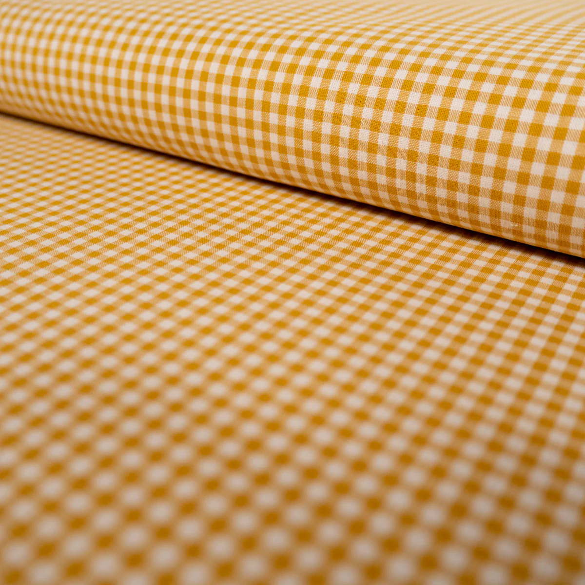 Gingham mini check - Sunny yellow