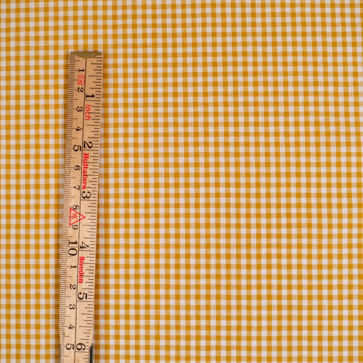 Gingham mini check - Sunny yellow - Image 3