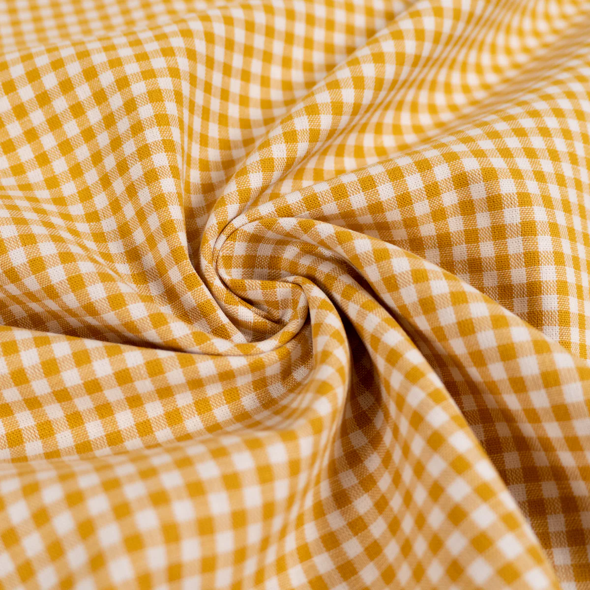 Gingham mini check - Sunny yellow - Image 4