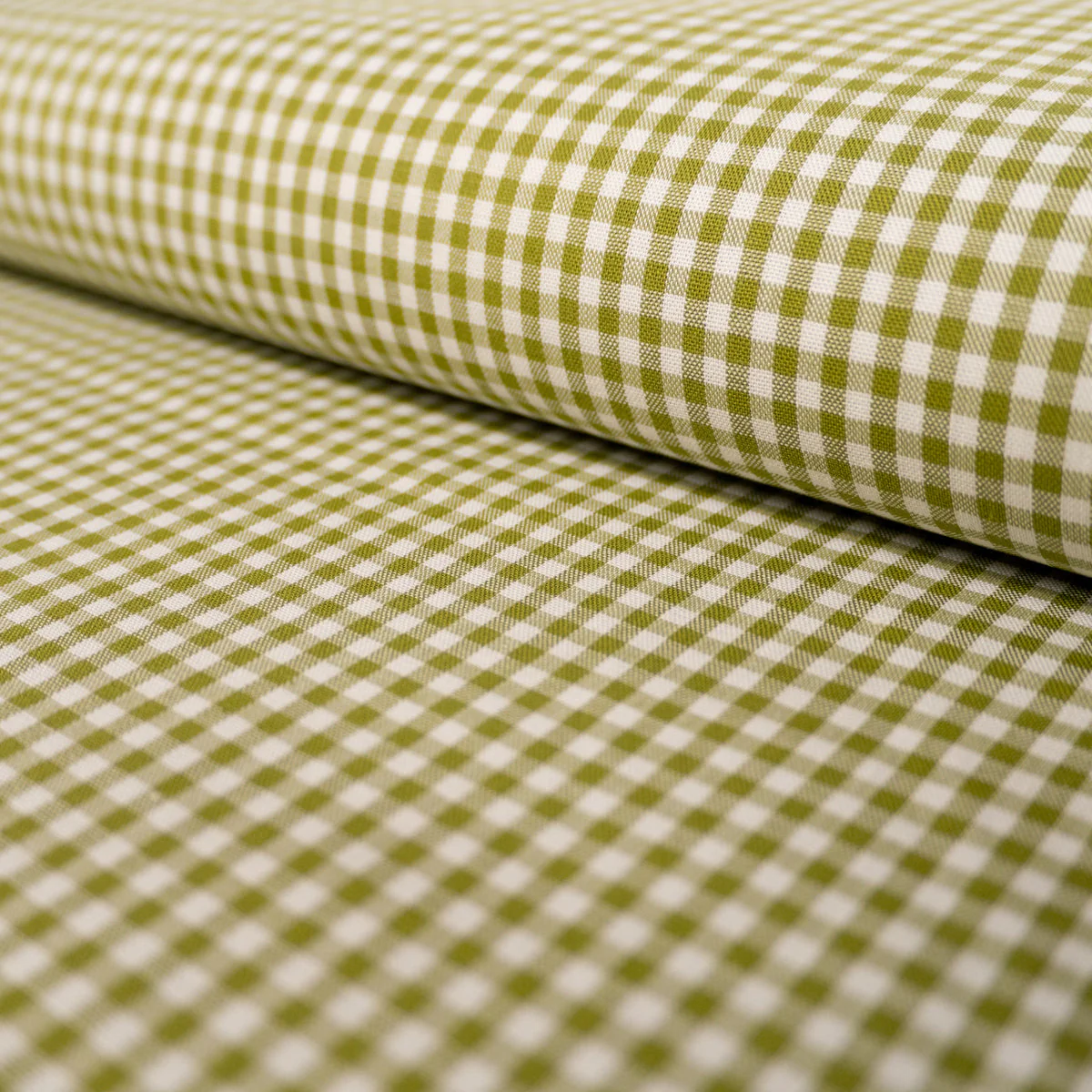 Gingham mini check - Apple green - Image 2