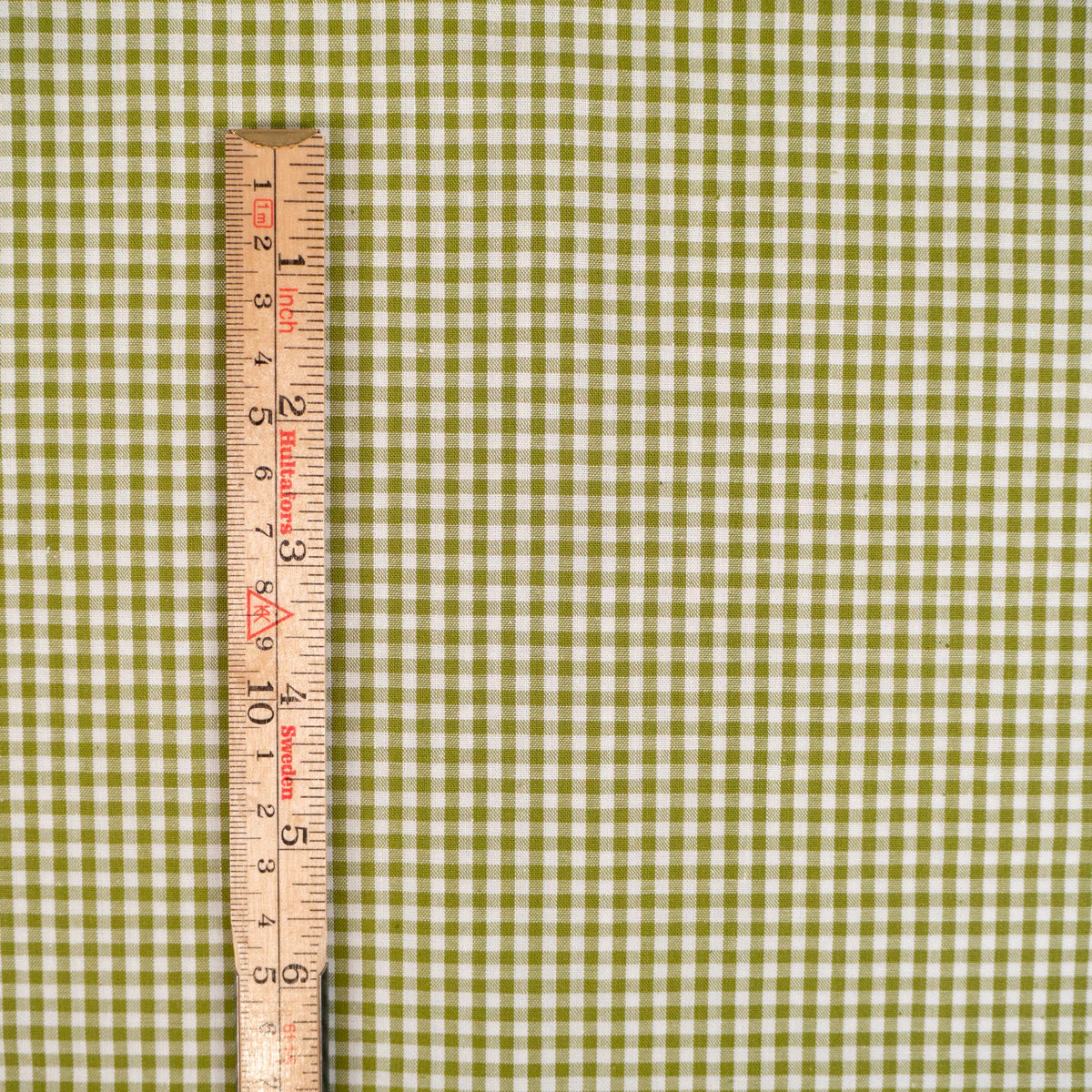 Gingham mini check - Apple green - Image 6