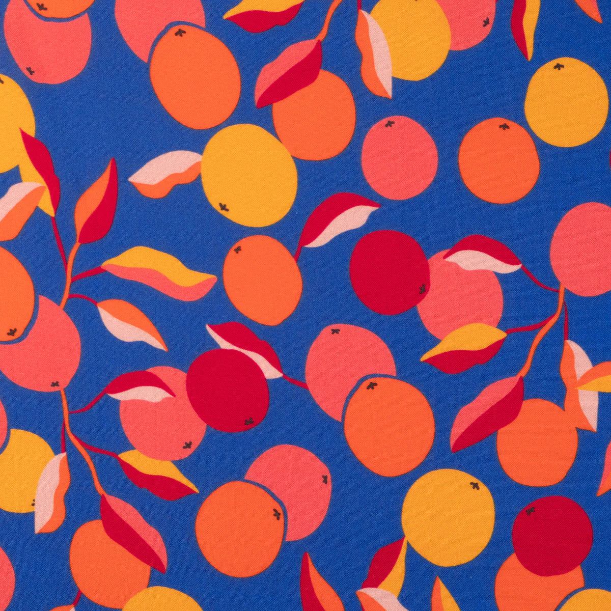 Viscose Fabric by ©ikatee - Cocktail - Outremer - Image 4