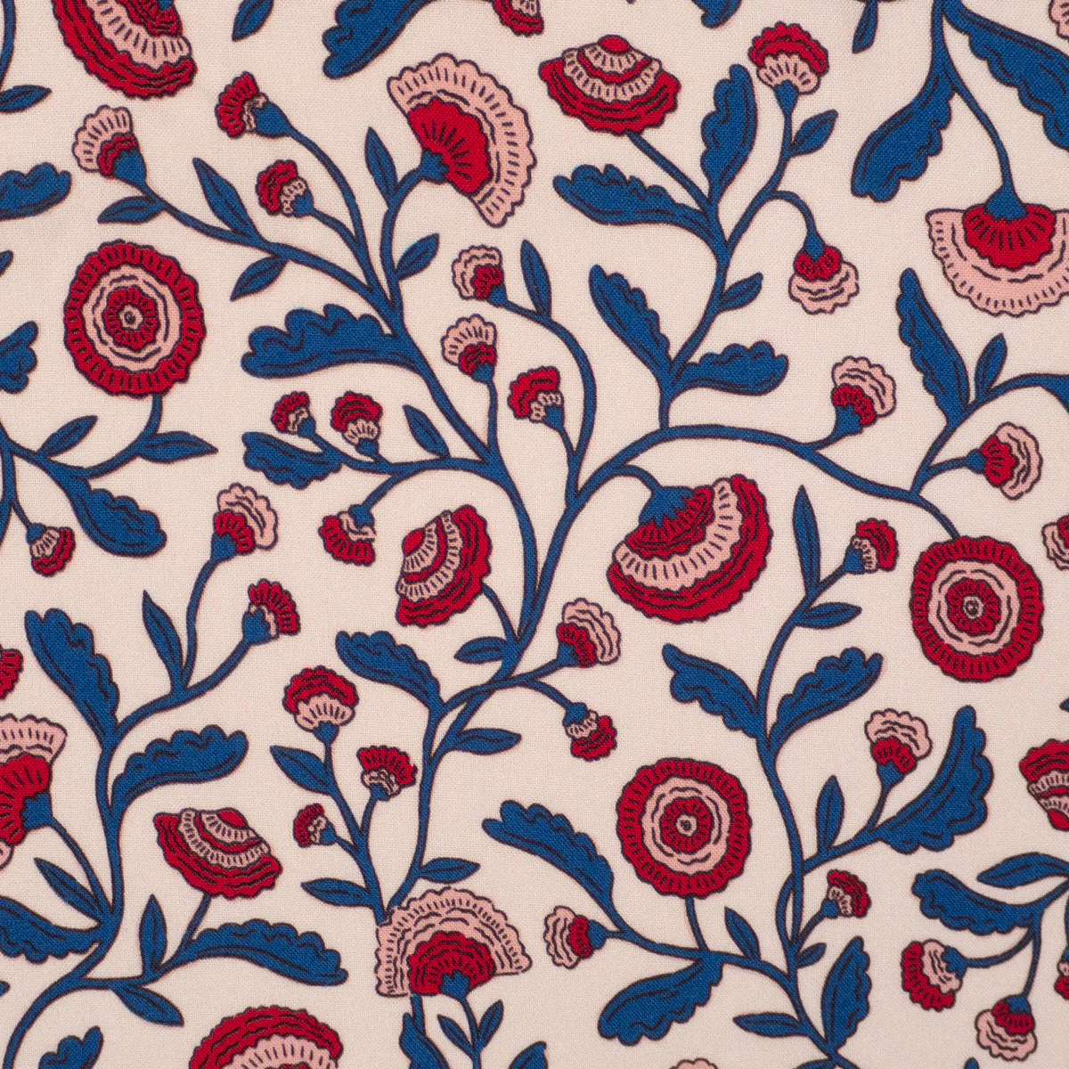 Viscose Fabric by ©ikatee - Pompon - Outremer - Image 2