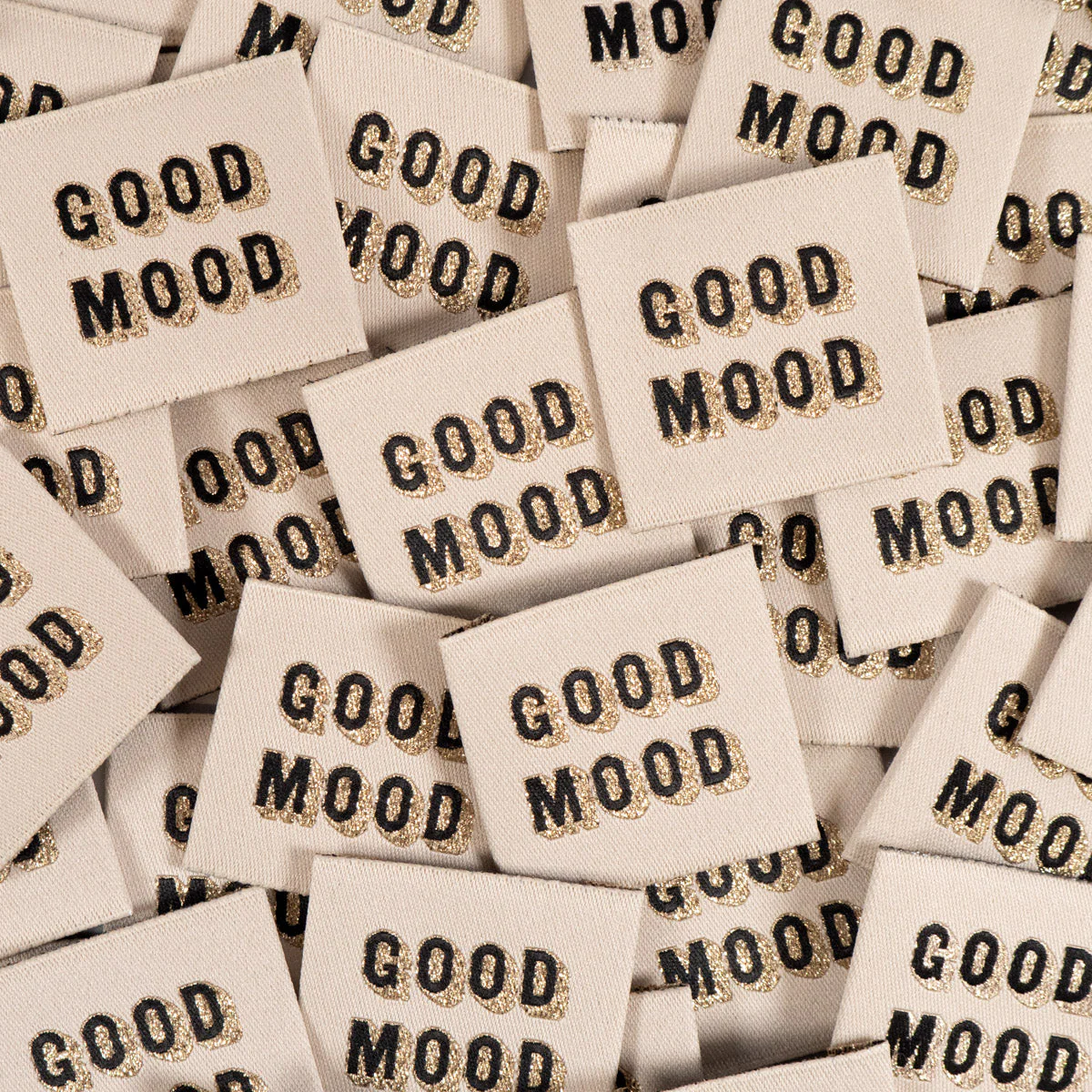 Woven Labels ©ikatee - Good Mood - x5