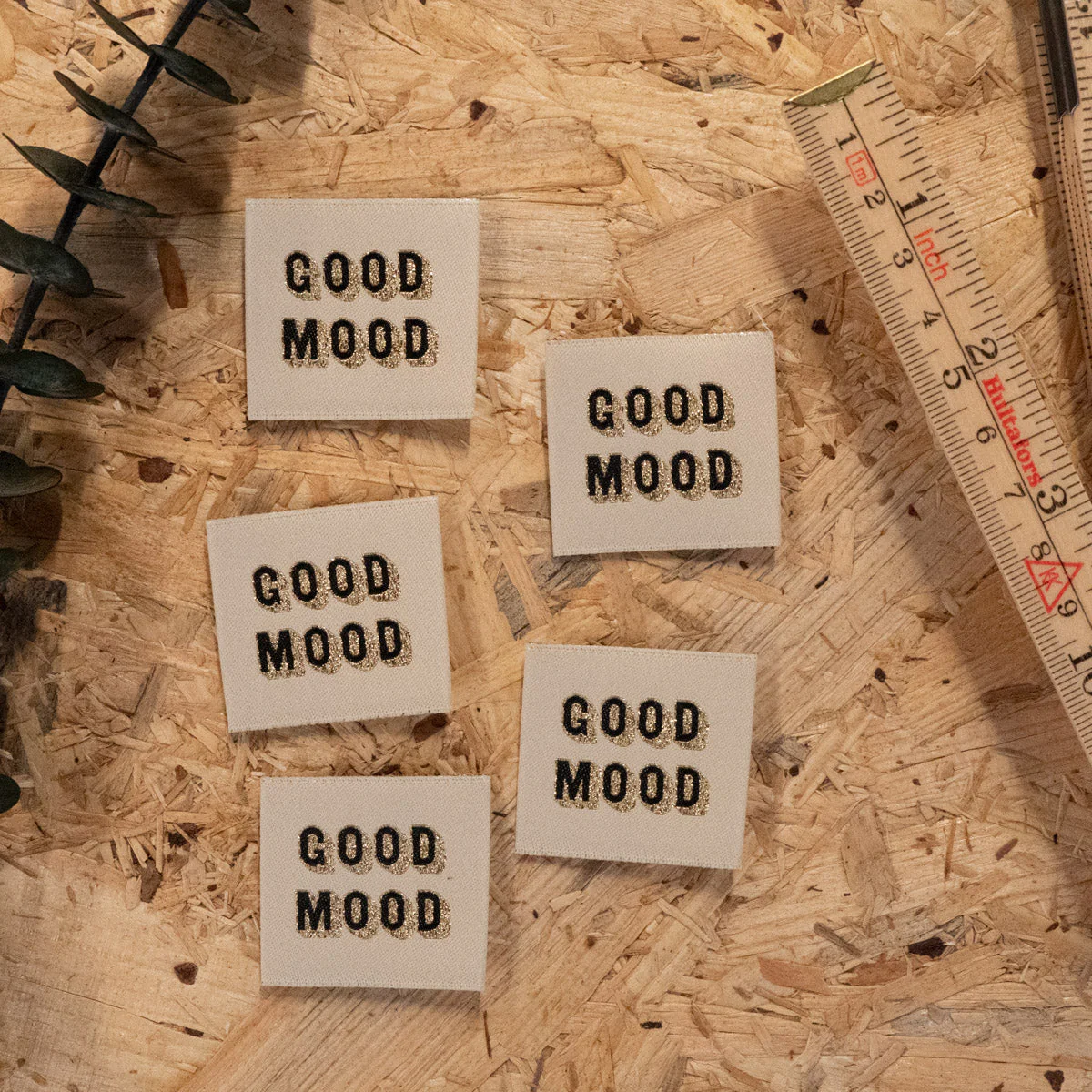 Woven Labels ©ikatee - Good Mood - x5 - Image 3