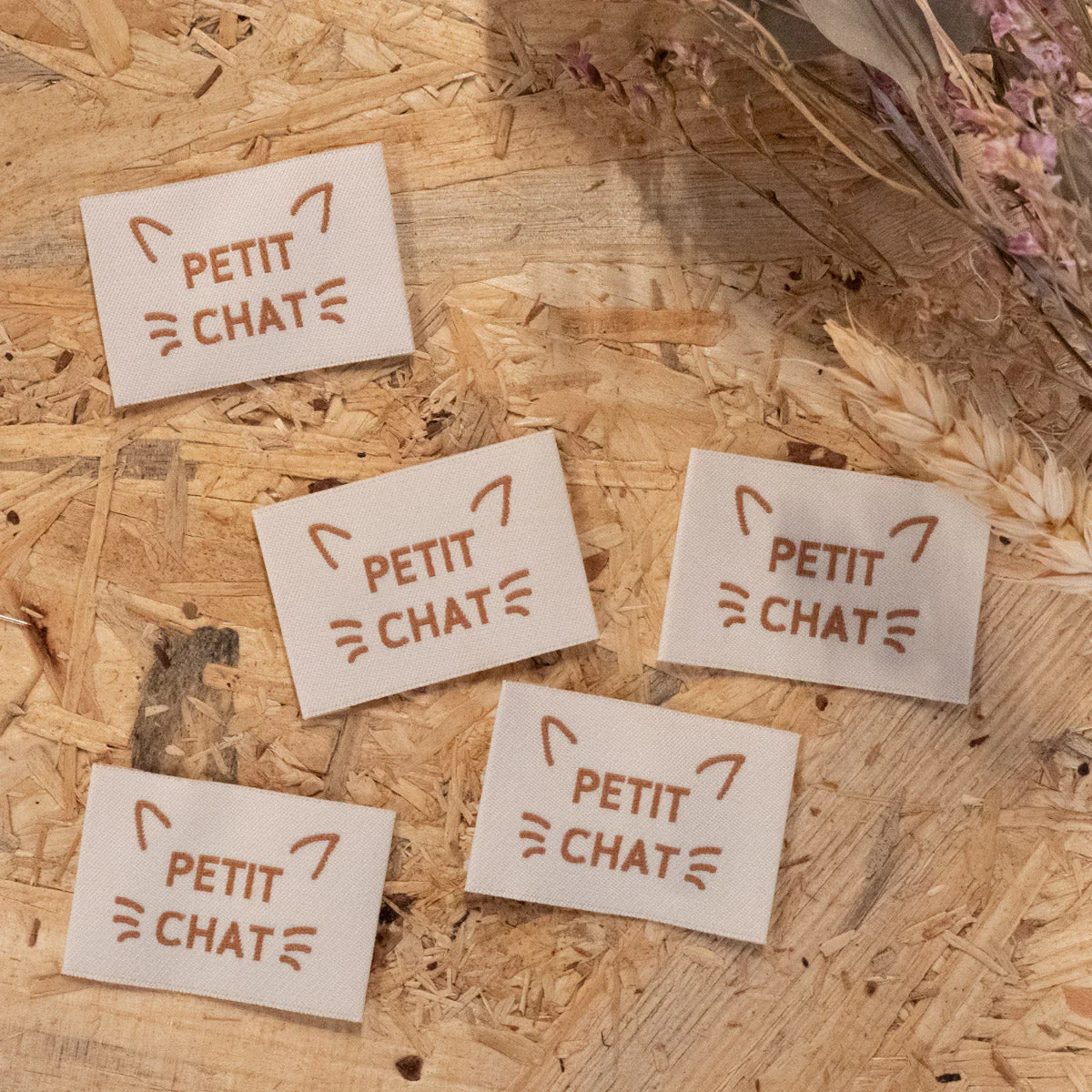 Woven Labels ©ikatee - Petit Chat - x5 - Image 3