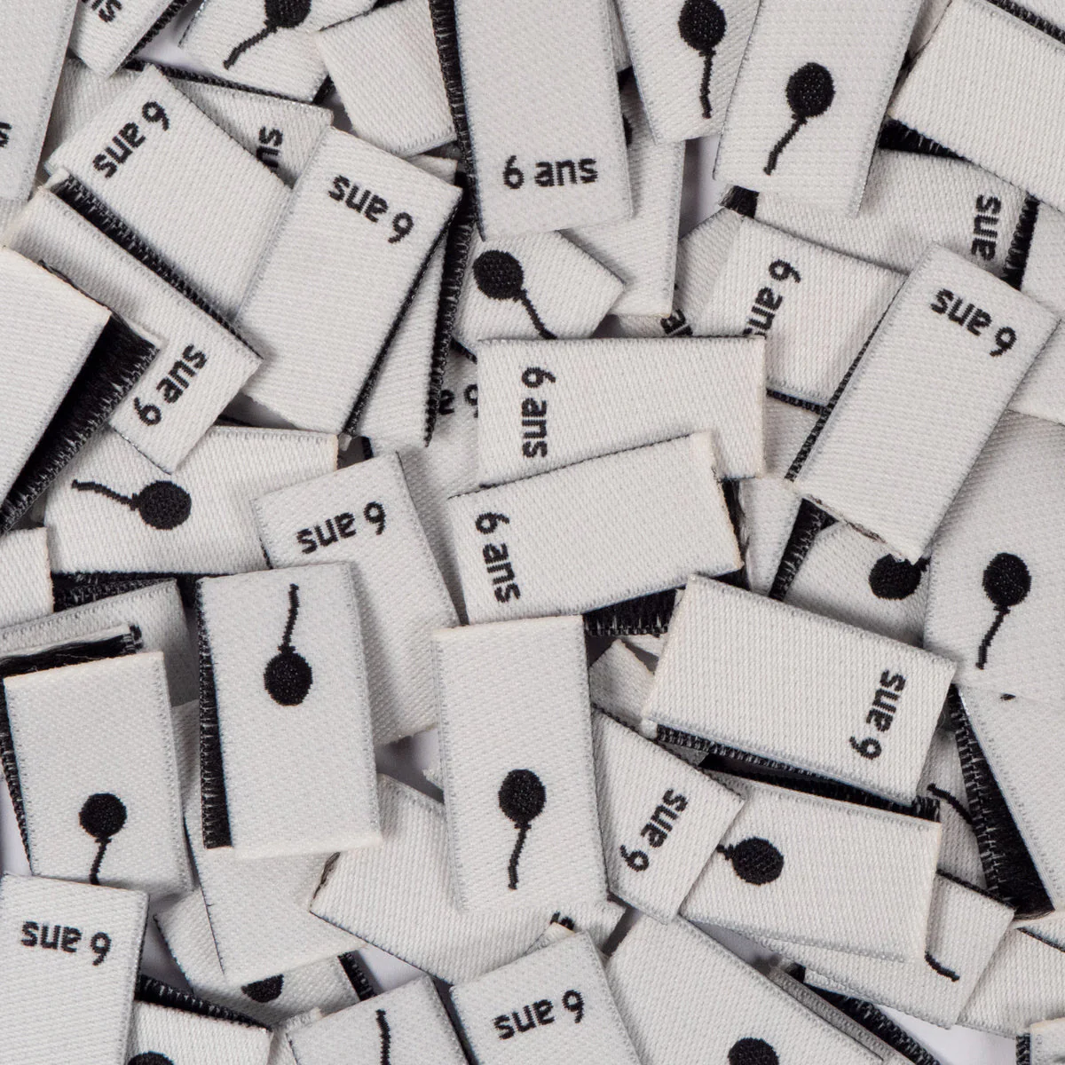 Woven size labels ©ikatee - Kid set from 3 to 7 years - x15 - Image 8
